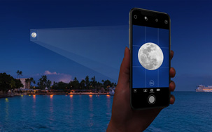 What Enables a Smartphone Camera to Shoot a Full Moon Clearly without Camera Shake?