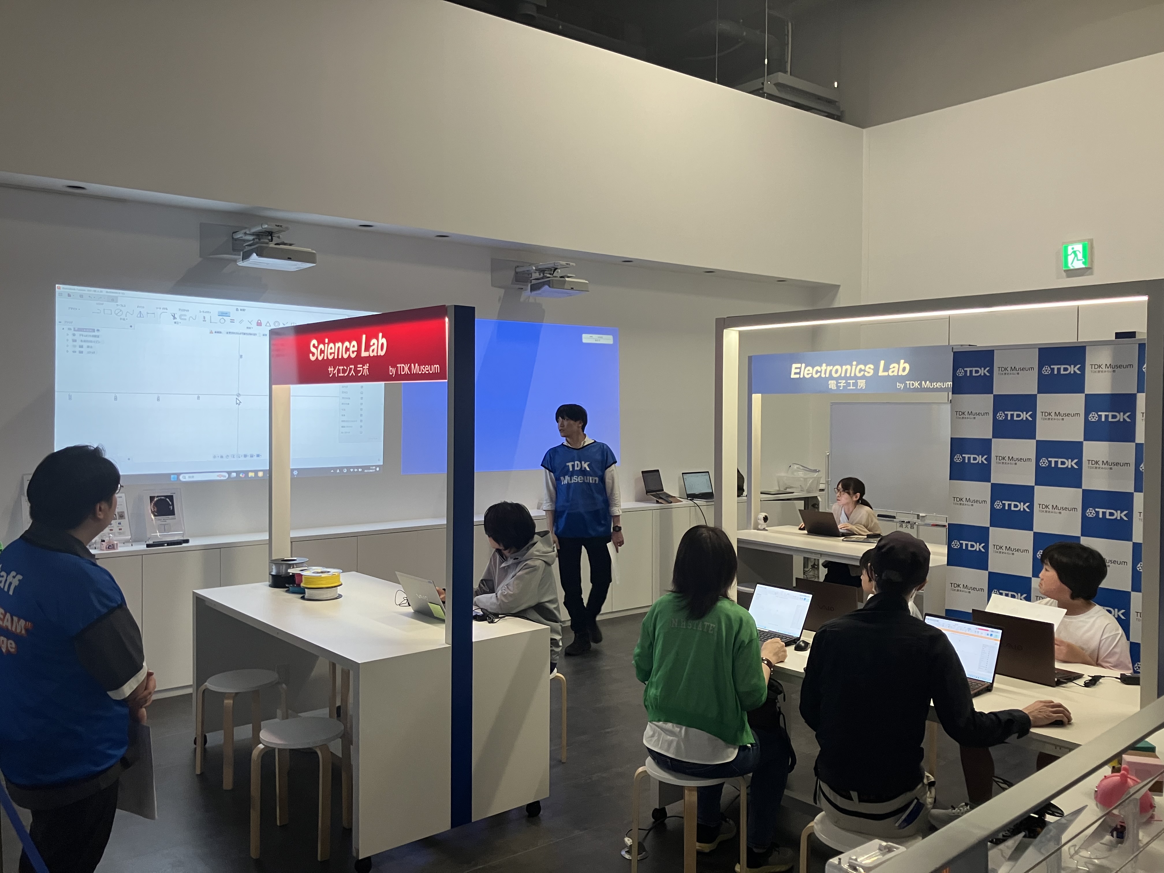 TDK歴史みらい館で3Dプリンター教室を開催